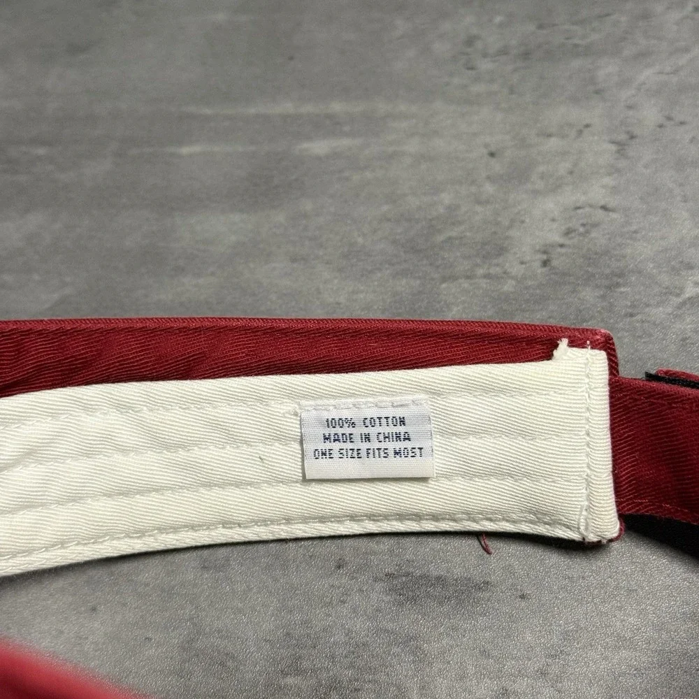 Vintage Washington State Cougars Golf‎ Visor Hat Low Profile Adjust Tennis Fish